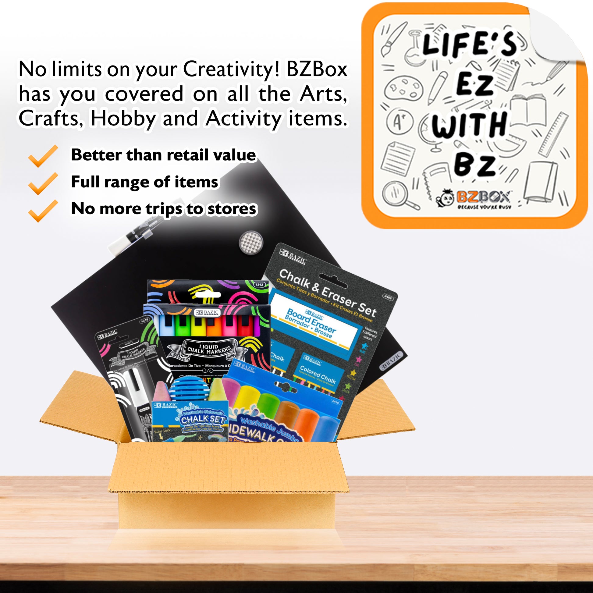 Varienty of Chalk Items Bundle, 13 items, MAX