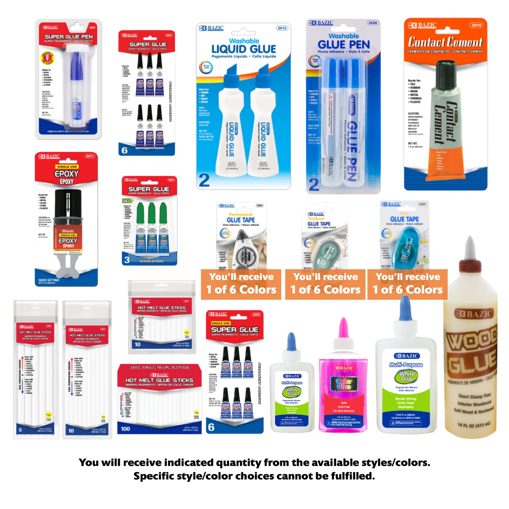 Specialty Glues and Project Adhesives Bundle, 19 items, MAX