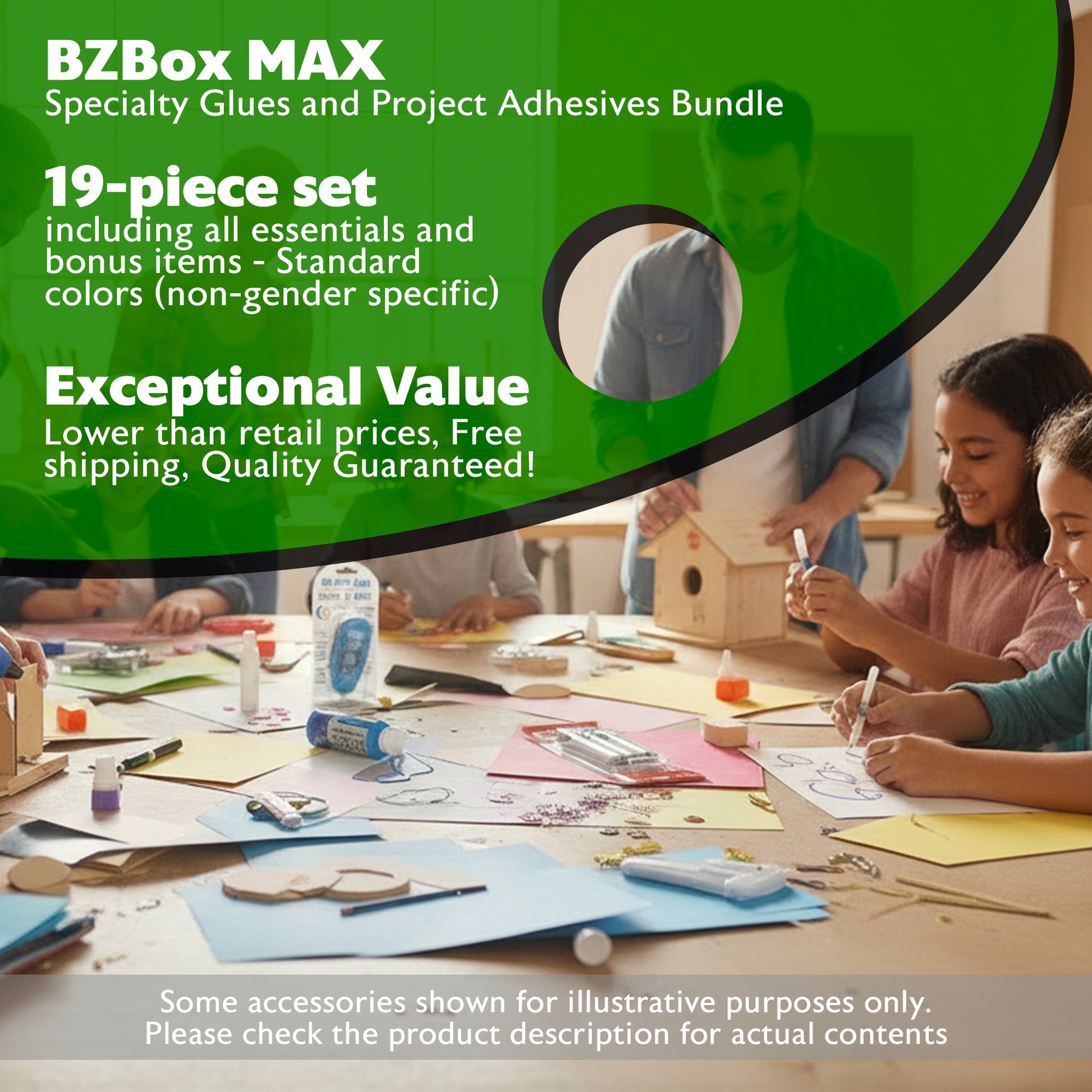 Specialty Glues and Project Adhesives Bundle, 19 items, MAX