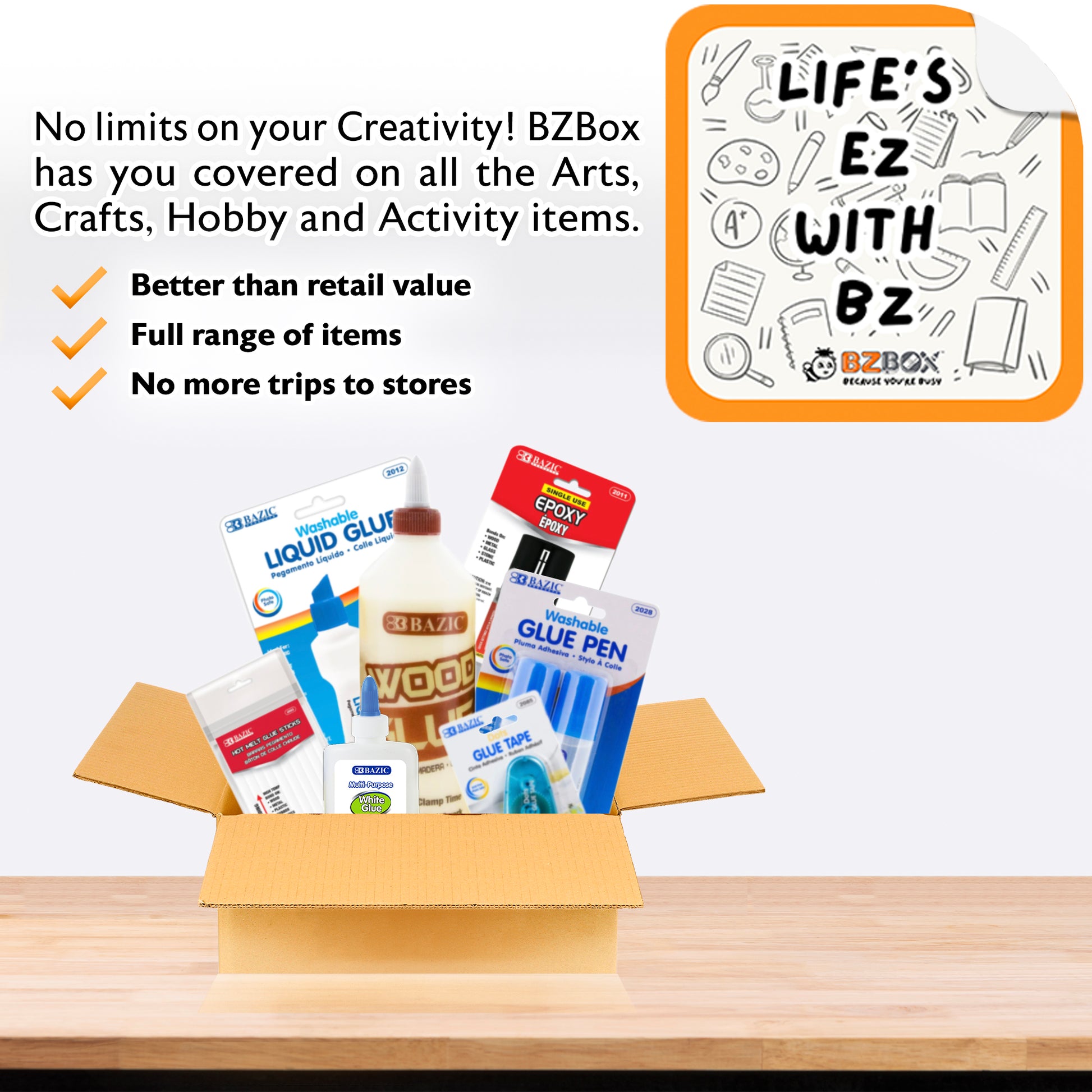 Specialty Glues and Project Adhesives Bundle, 19 items, MAX