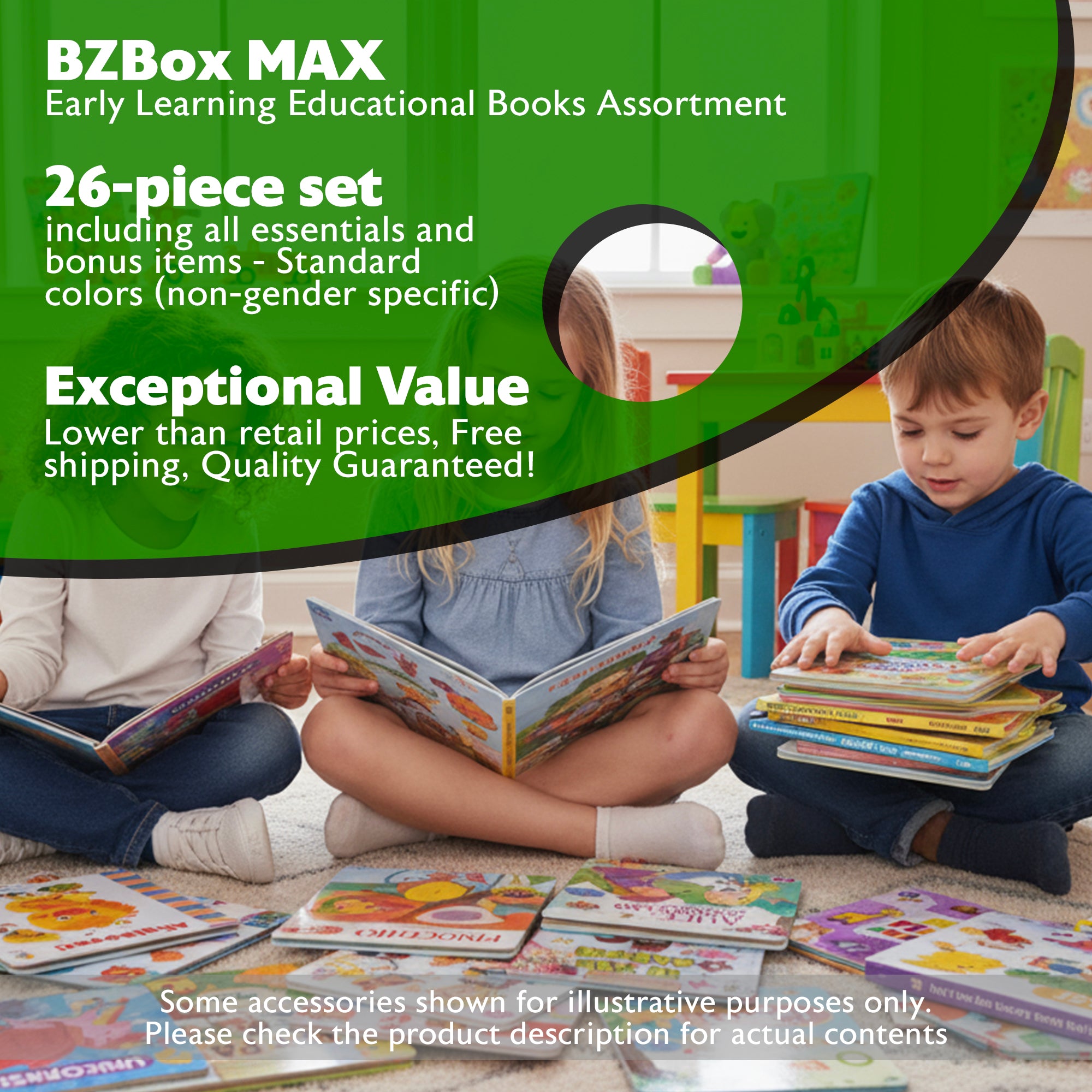 Early Learning Educational Books Assortment, 26 items, MAX