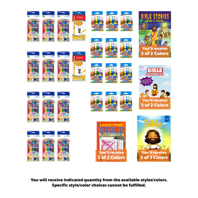 Sunday School Activity Kit for 12, 38 items, MAX