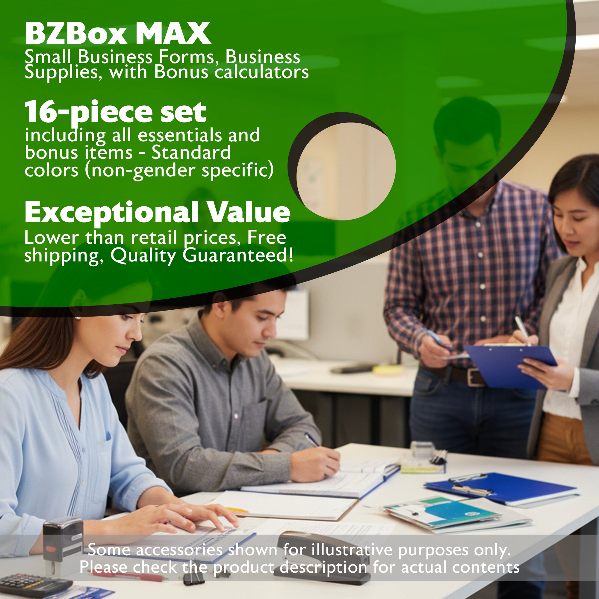 Small Business Forms, Business Supplies, with Bonus calculators, 16 items, MAX