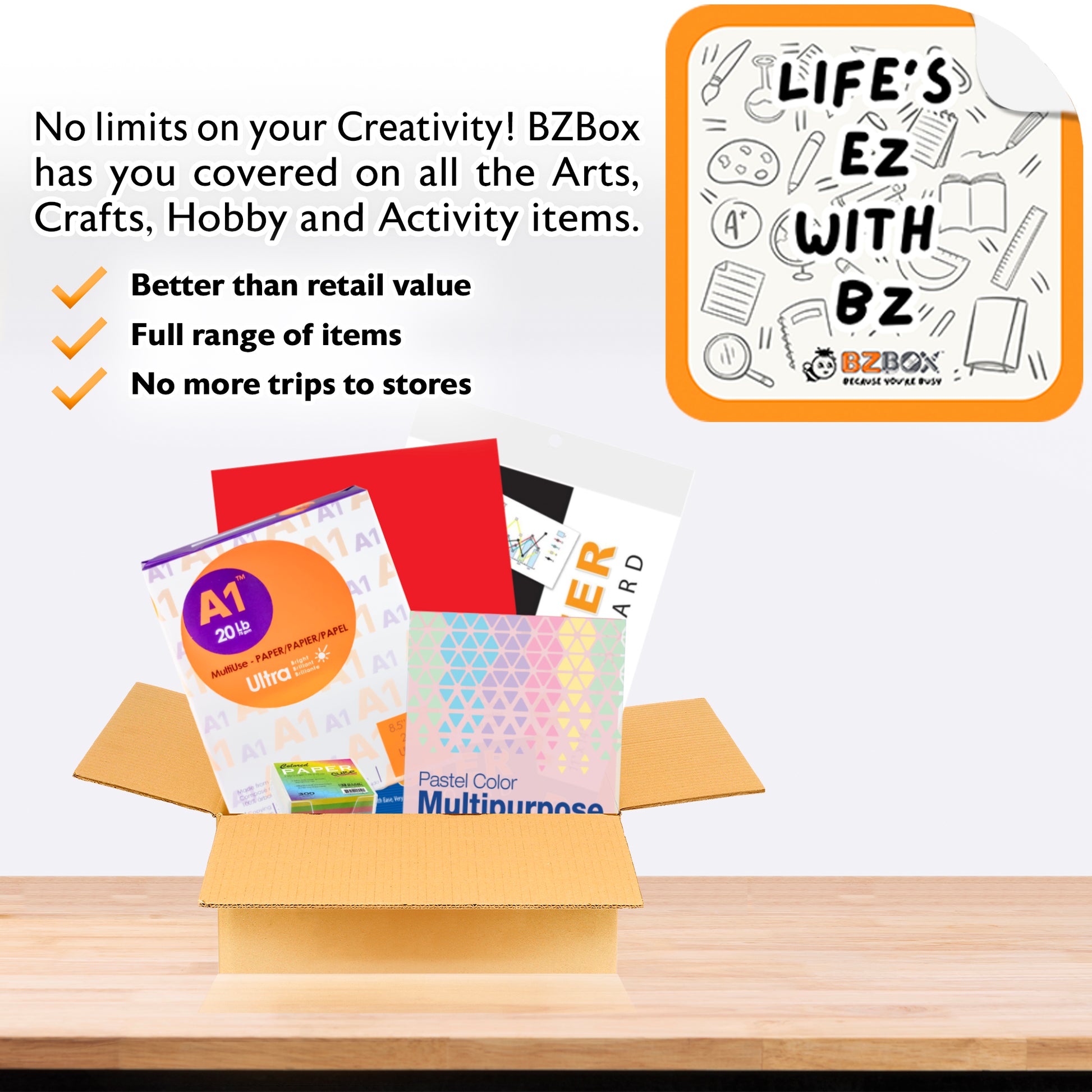 Copy Paper and Specialty Paper Bundle, 12 Items, MAX