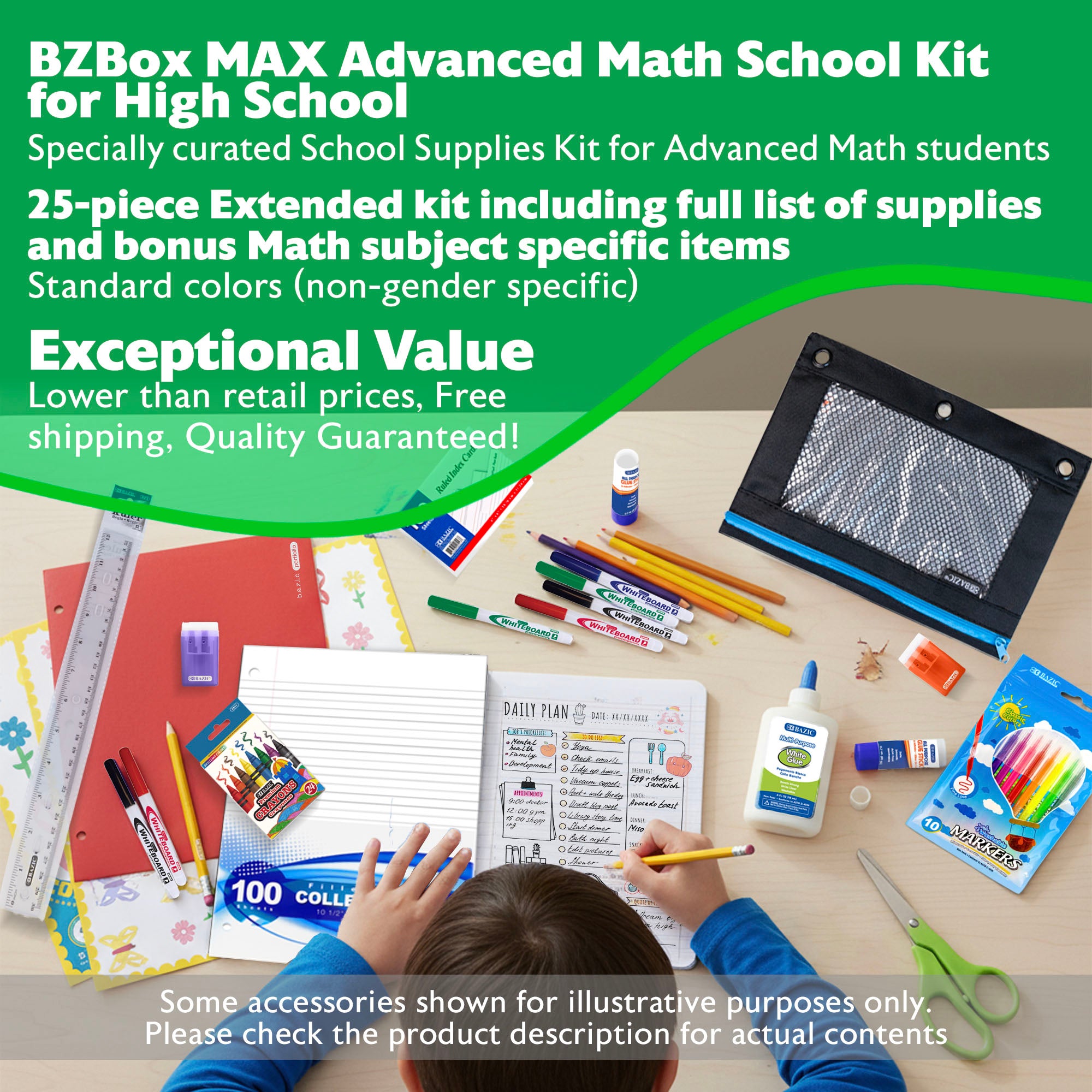 Advanced Math School Kit, High School, Std, MAX, US