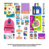 Back to School Kit, Kindergarten, Girl, Max, US - BZBox