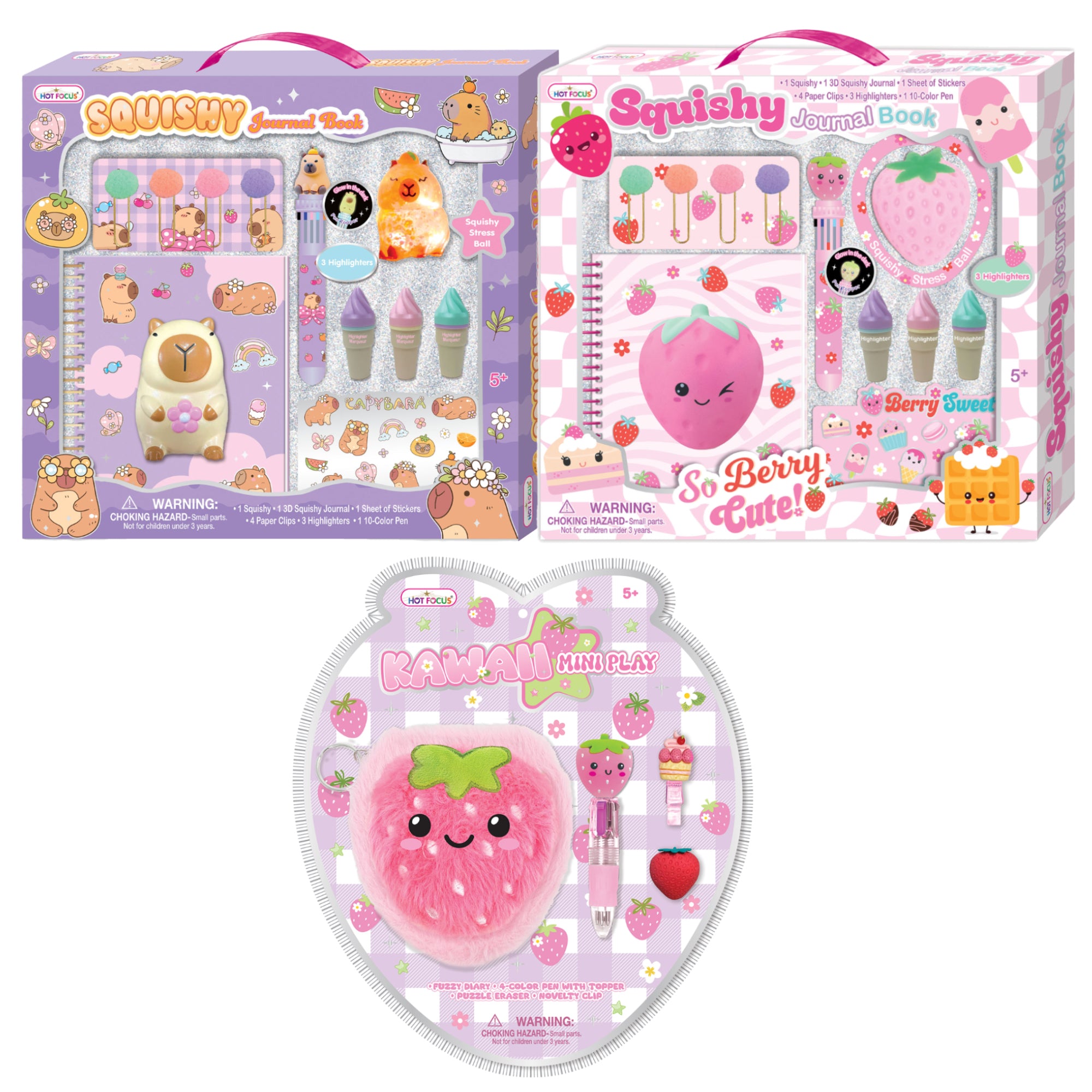 Seasonal Journal Set, Squishy Mixed Theme, 3 items, MAX