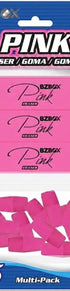 Pink erasers from BZBox high school supplies kit, 25-piece school kit with backpack, ideal for students' school essentials.